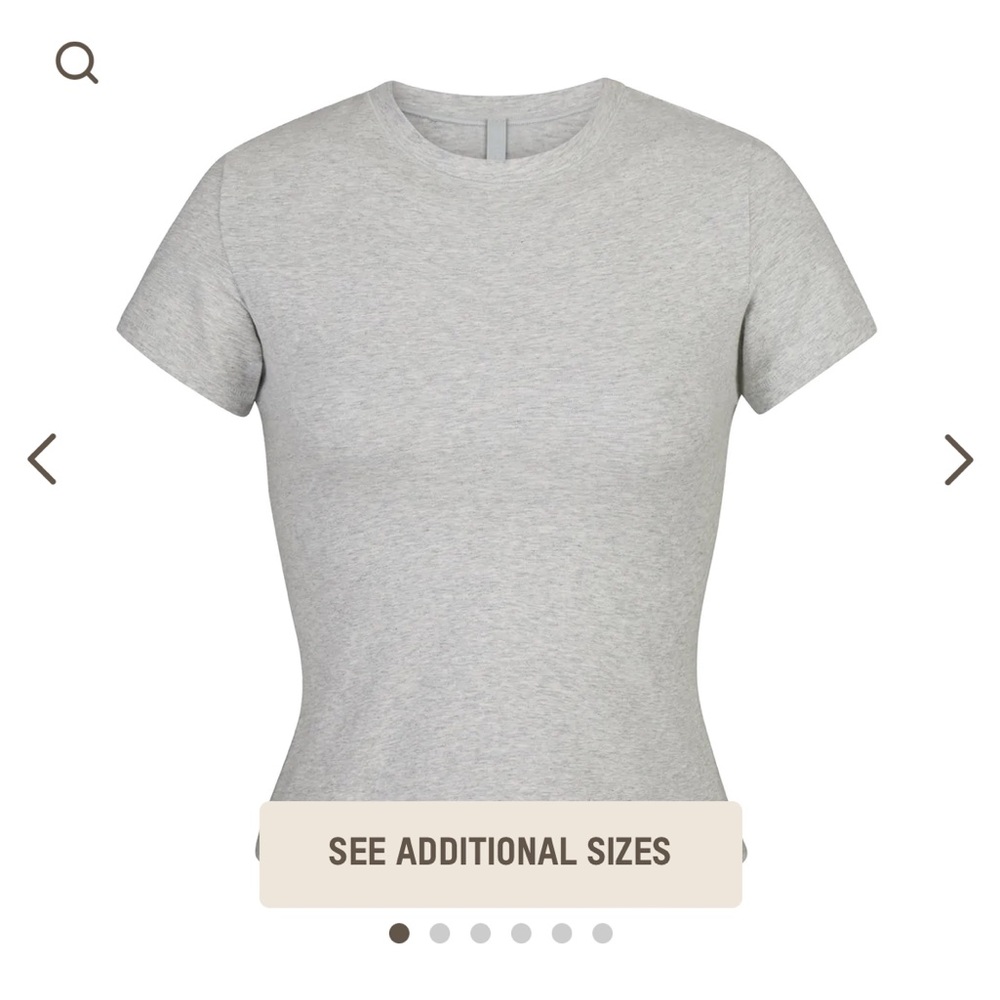 Skims cotton jersey t shirt